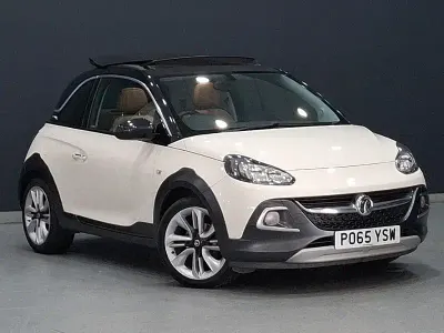 Used Vauxhall Adam Rocks 87 HP (63 kW) 2015 White Hatchback