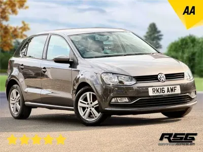 Used VW Polo Match 88 HP (64 kW) 2016 Grey Hatchback