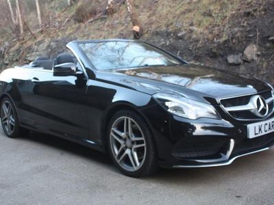 Used Mercedes E220 AMG 2014 Black Cabriolet