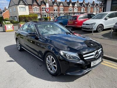 Begagnad Mercedes C220 AMG Line Premium 2016 Svart Sedan