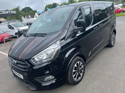 Used Ford Transit Custom Sport 170 HP (125 kW) 2018 Black Van