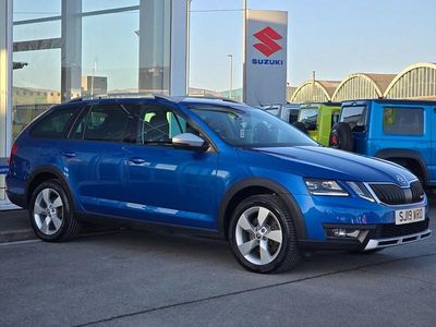 Used Skoda Octavia Scout 4x4 2019 Blue Estate