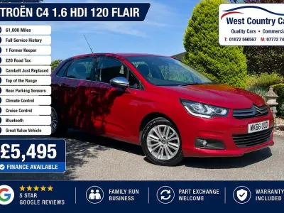 Used Citroën C4 Flair 120 HP (88 kW) 2016 Red Hatchback