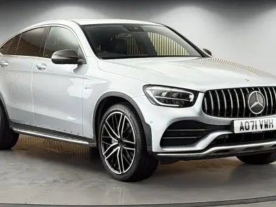 Used Mercedes GLC43 AMG Premium Plus 390 HP (286 kW) 2021 Hightech silver Coupe