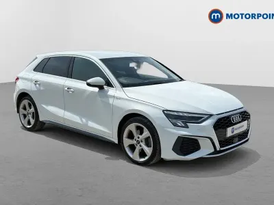 Used Audi A3 e-tron S-Line 2024 White Hatchback