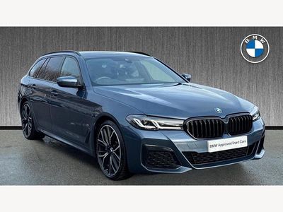 Blue Used 2022 BMW 520 M Sport Estate | £32,999 (Expensive)