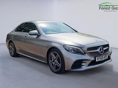 Silver Used 2020 Mercedes C220 AMG Line Premium Sedan | £20,495 (Fair price)