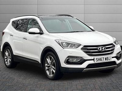Used Hyundai Santa Fe Premium SE 200 HP (147 kW) 2017 Pure white SUV