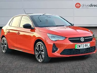 Second-hand Vauxhall Corsa-e GS Line 100 kW (136 CP) 2022 Portocaliu Hatchback