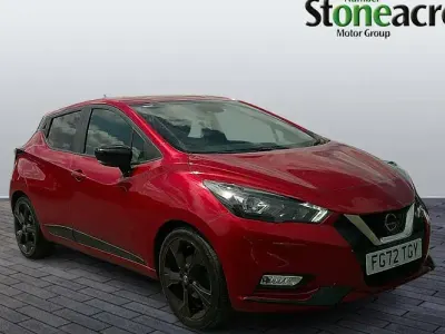 Used Nissan Micra 101 HP (74 kW) 2019 Red Hatchback