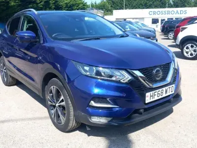 Used Nissan Qashqai N-Connecta 115 HP (84 kW) 2018 Blue SUV