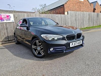 Used BMW 118 Sport Line 2017 Black Hatchback