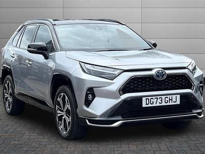 Used Toyota RAV4 Hybrid 306 HP (225 kW) 2023 Silver blade with black roof SUV