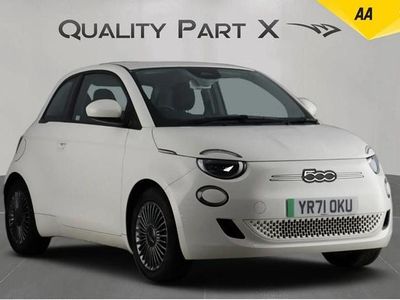 White Used 2021 Fiat 500e Action Hatchback | £9,448 (Fair price)