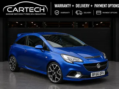 Used Vauxhall Corsa 205 HP (150 kW) 2016 Blue Hatchback