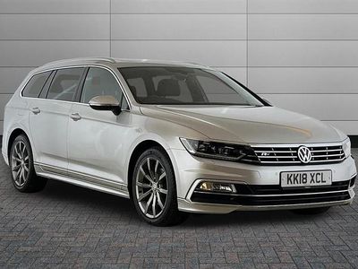 Used VW Passat R-line 150 HP (110 kW) 2018 Silver Estate