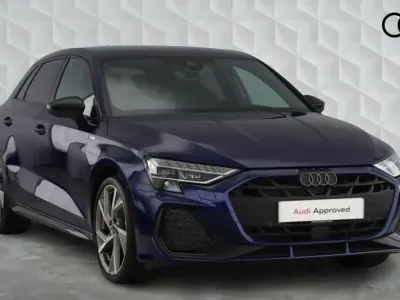 Used Audi A3 Sportback Black Edition 2025 Blue Hatchback
