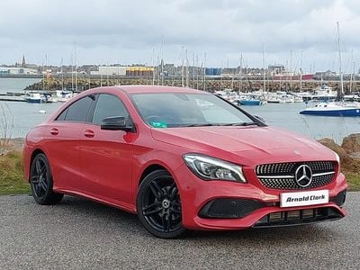 Red Used 2018 Mercedes CLA180 AMG line Sedan | £12,498 (Fair price)