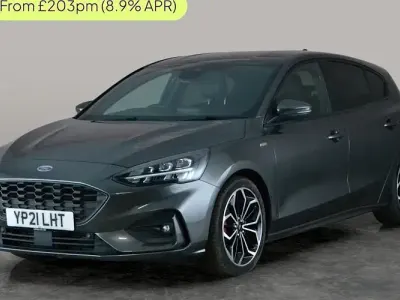 Usado Ford Focus ST-Line X 125 HP (91 kW) 2021 Cinzento Citadino
