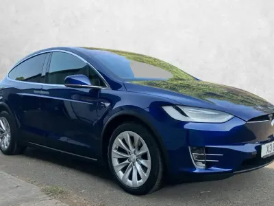 Used Tesla Model X Long Range AWD 397 kW (541 HP) 2020 Blue SUV