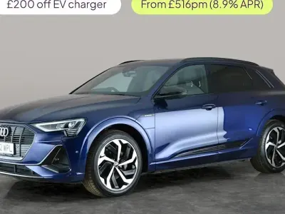 Used Audi e-tron Black Edition 300 kW (408 HP) 2022 Blue SUV
