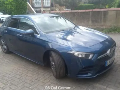 Used Mercedes A200 AMG Line Premium 163 HP (119 kW) 2020 Blue Hatchback