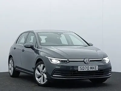 Used VW Golf VIII Style 130 HP (95 kW) 2020 Grey Hatchback