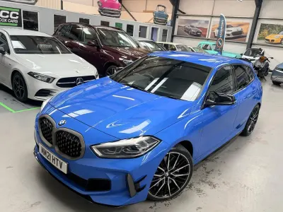 Used BMW M135 Impressive 2021 Blue Hatchback