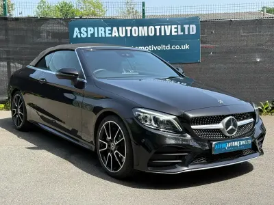 Used Mercedes C300 AMG Line Premium 2020 Black Cabriolet