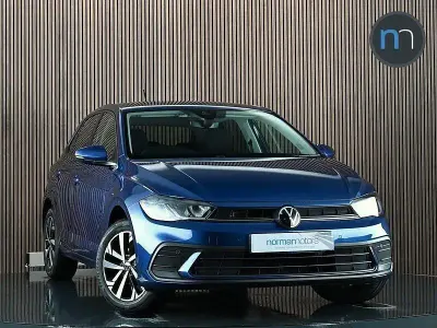 Used VW Polo Match 95 HP (69 kW) 2024 Blue Hatchback
