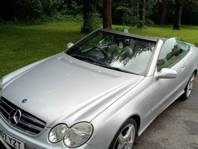 Used Mercedes CLK200 2007 Silver Cabriolet