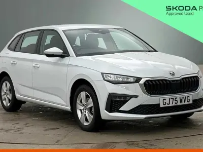 Used Skoda Scala SE 115 HP (84 kW) 2025 Moon white metallic Hatchback