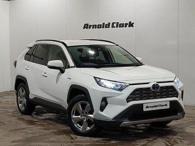 White Used 2019 Toyota RAV4 Hybrid Design SUV | £19,998 (A bit pricey)