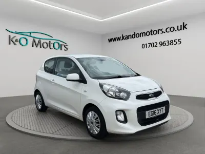 Used Kia Picanto 66 HP (48 kW) 2016 White Hatchback