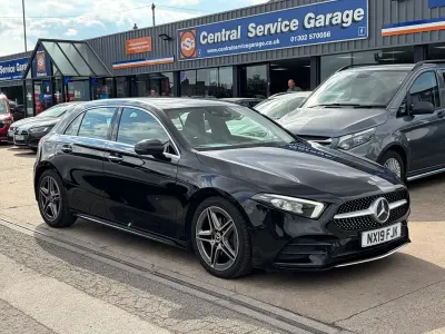 Used Mercedes A200 AMG Line Premium 163 HP (119 kW) 2019 Black Hatchback