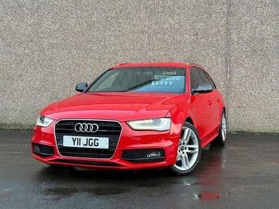 Used Audi A4 S-Line 150 HP (110 kW) 2015 Red Estate