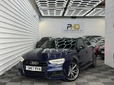 Used Audi A3 Black Edition 310 HP (228 kW) 2017 Blue Sedan