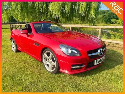 Used Mercedes SLK250 AMG 204 HP (150 kW) 2012 Red Cabriolet