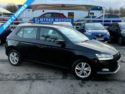 Used Skoda Fabia SE 75 HP (55 kW) 2019 Black Hatchback