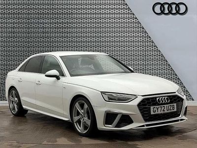 Used Audi A4 S-Line 147 HP (108 kW) 2022 White Sedan
