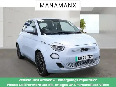 Used Fiat 500e Icon 86 kW (118 HP) 2022 Blue Hatchback