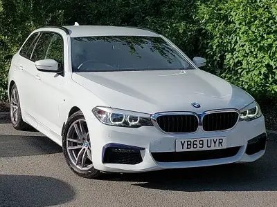 Used BMW 520 M Sport 190 HP (139 kW) 2019 White Estate