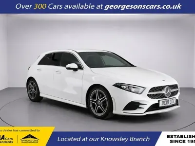 Używany Mercedes A200 AMG line 2019 Biały Hatchback