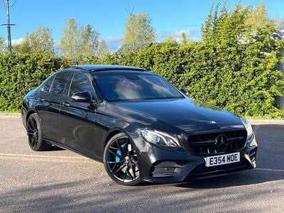 Begagnad Mercedes E220 AMG Line Premium 2016 Svart Sedan
