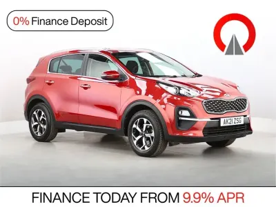 Used Kia Sportage 130 HP (95 kW) 2021 Red SUV