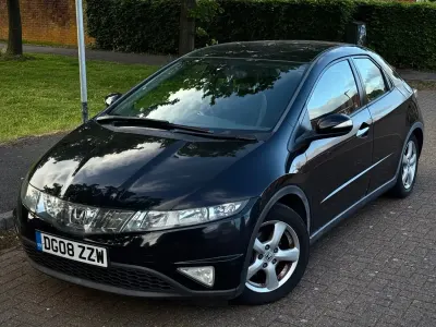 Begagnad Honda Civic ES 138 HK (101 kW) 2008 Svart Halvkombi