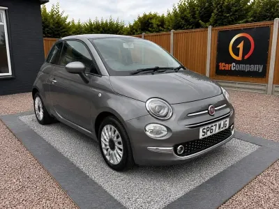 Used Fiat 500 Lounge 69 HP (50 kW) 2017 Grey Hatchback
