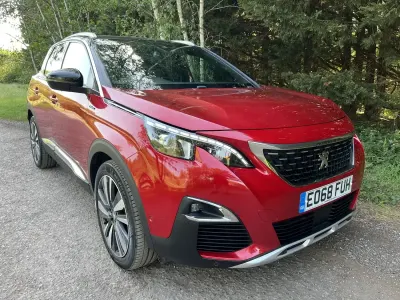 Used Peugeot 3008 GT-line 130 HP (95 kW) 2018 Red SUV
