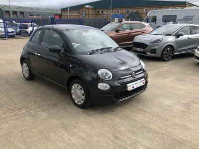 Used Fiat 500 Pop 69 HP (50 kW) 2015 Black Hatchback
