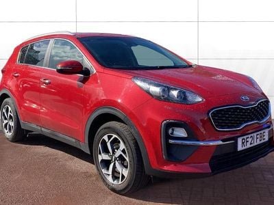 Used Kia Sportage 177 HP (130 kW) 2021 Red SUV